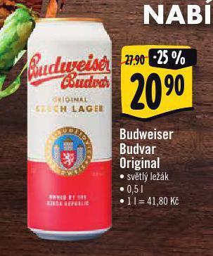 Albert Pivo budweiser budvar nabídka
