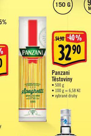 Albert Panzani těstoviny nabídka