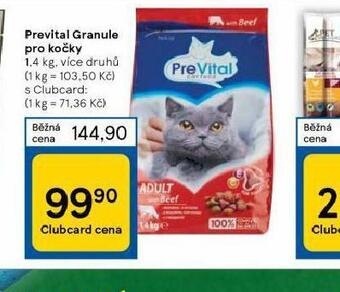 Prevital granule pro kočky