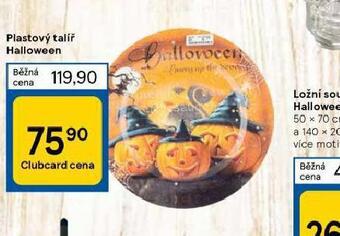 Tesco Plastový talíř halloween nabídka