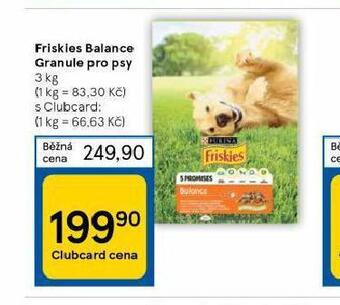 Tesco Friskies balance granule pro psy nabídka
