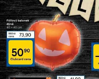 Tesco Fóliový balonek dýně nabídka