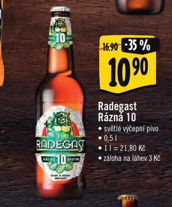 Jip Pivo radegast rázná 10 nabídka