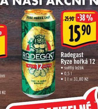 Jip Pivo radegast ryze hořká 12 nabídka