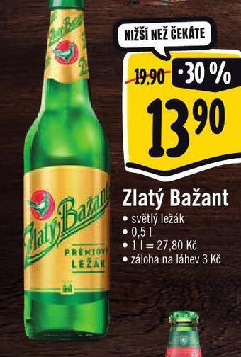 Jip Pivo zlatý bažant nabídka