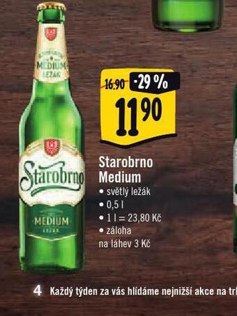 Jip Pivo starobrno medium nabídka