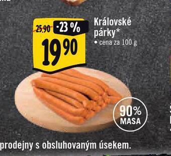 Jip Královské párky nabídka