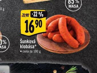 Jip Šunková klobása nabídka