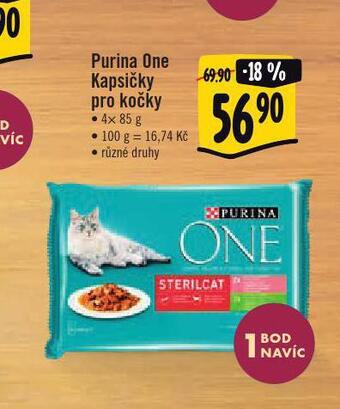 Jip Purina one kapsičky pro kočky nabídka