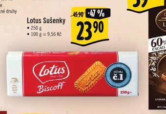 Jip Lotus sušenky nabídka