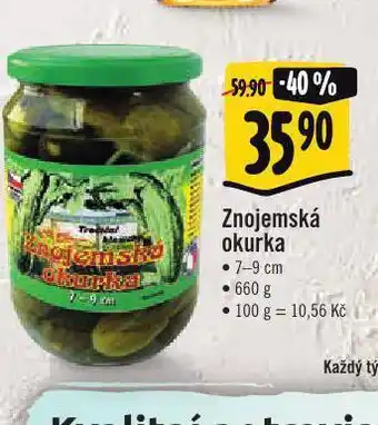Jip Znojemská okurka nabídka