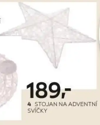 Stojan na adventní svíčky