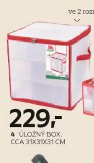 úložny box cca 31x31x31 cm