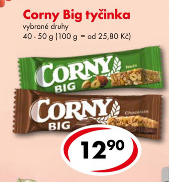 CBA Corny Big tyčinka vybrané druhy 40-50 g nabídka