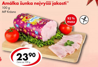 CBA MP Krásno Amálka šunka nejvyšší jakosti 100 g nabídka