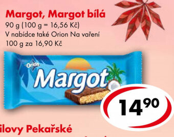 CBA Orion, Margot bílá 90 g V nabídce také Orion Na vaření nabídka