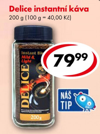 CBA Delice instantí káva 200 g nabídka
