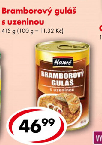 CBA Hamé Bramborový guláš s uzenionou 415 g nabídka
