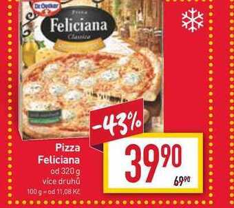 Billa Pizza feliciana od 320 g nabídka