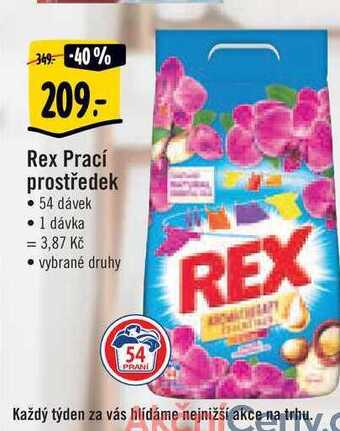 Albert Rex prací prostředek 54 dávek nabídka