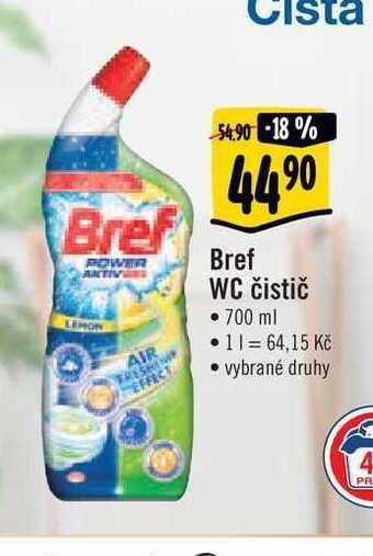 Albert Bref wc čistič • 700 ml nabídka