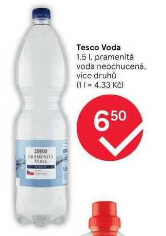 Tesco Tesco voda 1,5 l nabídka