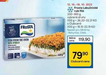 Tesco Frosta labužnické rybí filé 330-360 g nabídka
