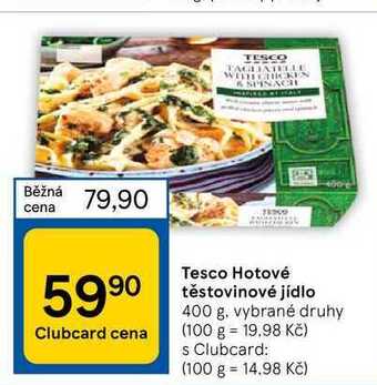 Tesco hotové těstovinové jídlo 400 g