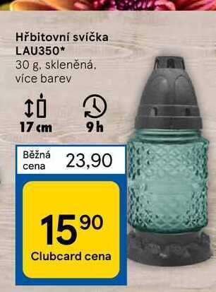 Tesco Hřbitovní svíčka lau350* 30 g nabídka