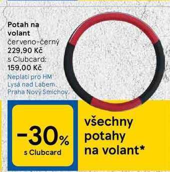 Tesco Potah na volant červeno-černý nabídka