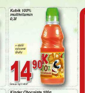 Lidl Kubík 100% nabídka