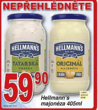 Lidl Hellmann's majonéza nabídka