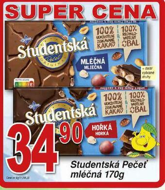 Lidl Studentská pečeť nabídka