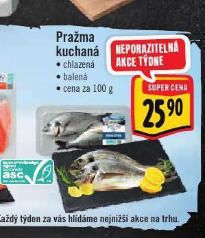 Albert Pražma kuchaná nabídka