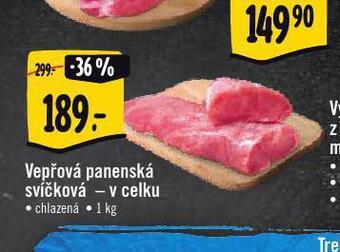 Albert Vepřová panenská svíčková nabídka