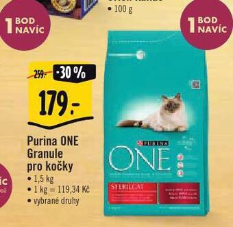 Albert Purina one granule pro kočky nabídka