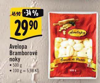 Albert Avelopa bramborové noky nabídka