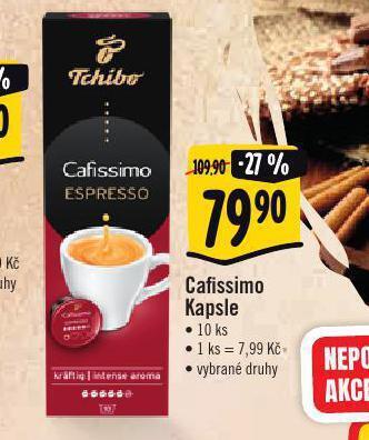 Albert Kávové kapsle cafissimo nabídka
