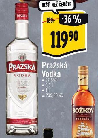 Albert Pražská vodka nabídka