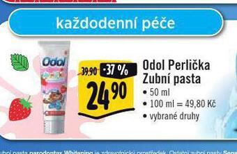 Albert Odol perlička zubní pasta nabídka