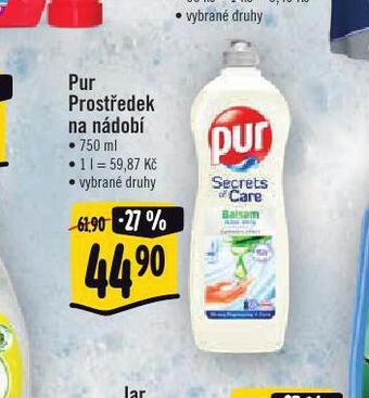 Albert Pur prostředek na nádobí nabídka