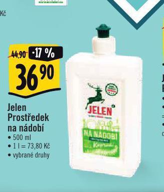 Albert Jelen prostředek na nádobí nabídka