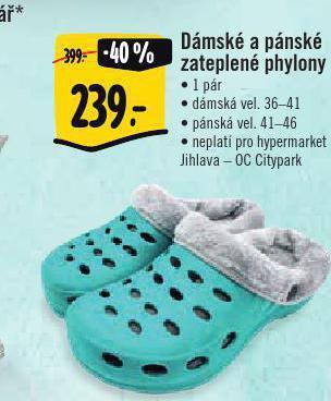 Albert Dámské a pánské zateplené phylony nabídka