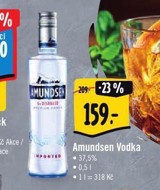 Jip Amundsen vodka nabídka