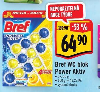 Jip Bref wc blok power aktiv nabídka