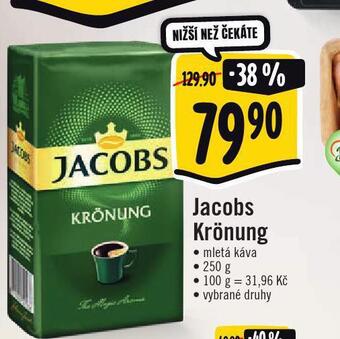 Jip Jacobs krönung mletá káva nabídka