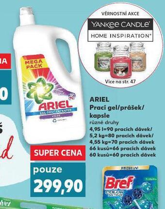 Kaufland Ariel prací prostředek nabídka