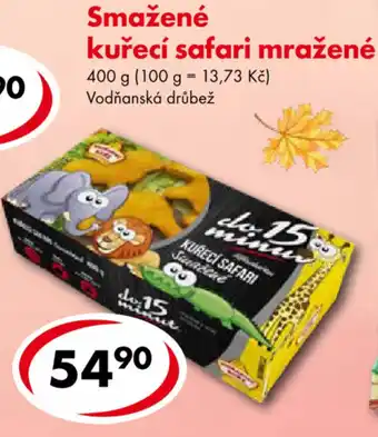 CBA Vodnanska drůbež Smažené kuřecí safari mražené 400 g nabídka