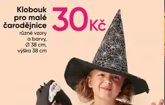 Klobouk pro malé čarodějnice různé vzory a barvy