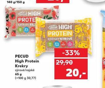 Kaufland Pecud high protein krekry nabídka